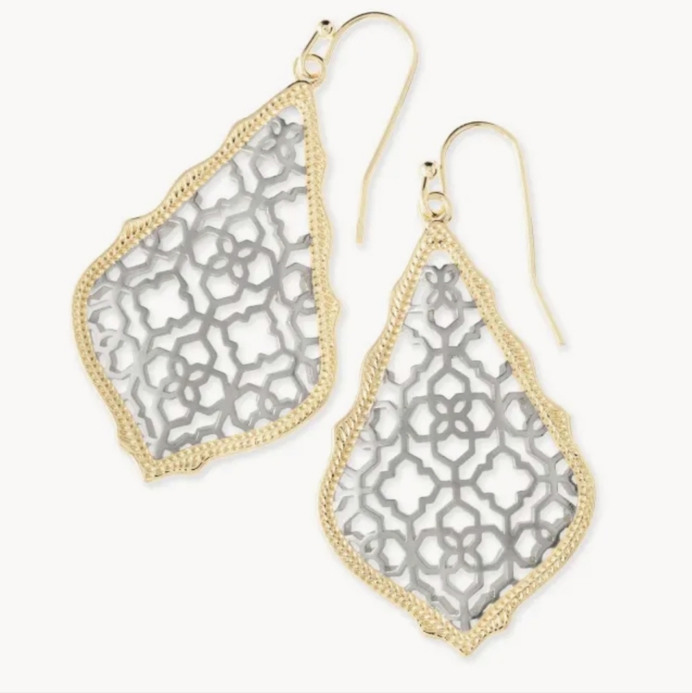 Two tone Kendra Scott Addie earrings